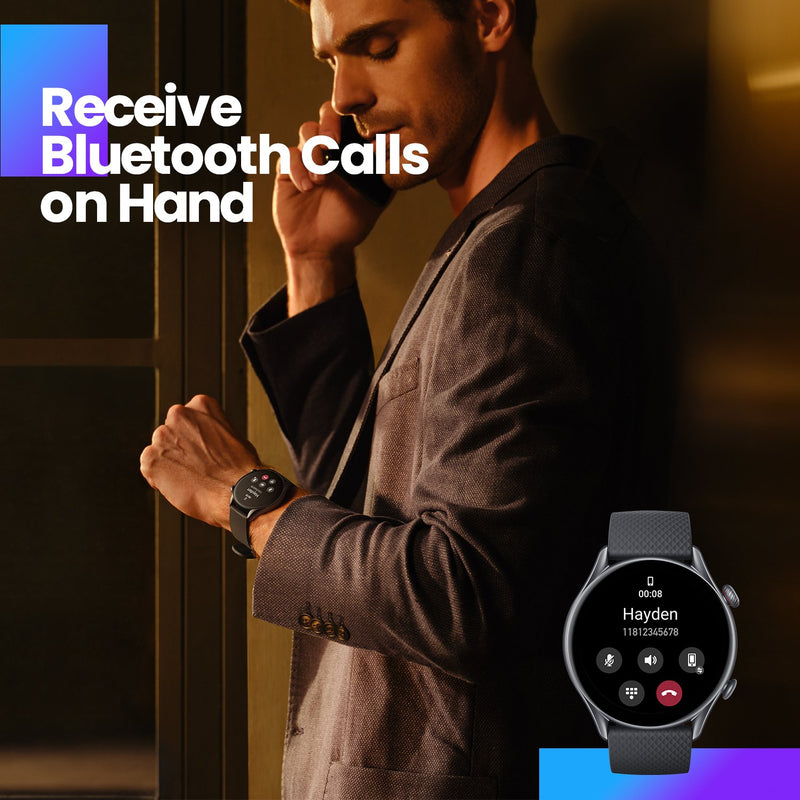 Amazfit GTR 3 Pro GTR3 Pro GTR-3 Pro Smartwatch AMOLED Display Zepp OS App 12-day Battery Life Watch for Andriod