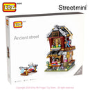 LOZ Mini Block Mini Chinatown China Street Chinese Tradition Special Model DIY Assembly Toys for Children Educational Anime