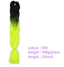 Black Star Hair Ombre Jumbo Extensiones de cabello trenzado Trenzas retorcidas de 24 pulgadas Fibra de cabello sintético para trenzado retorcido para mujeres