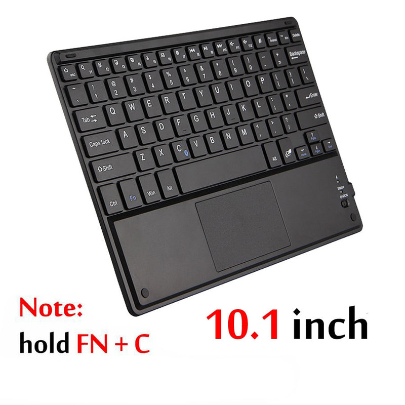 Bluetooth-compatible Keyboard For Android Windows System Tablet Laptop Wireless With Touchpad For ipad Huawei Lenovo Sansumg Tab