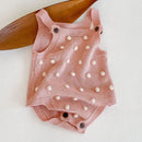 Cute Autumn Winter Infant Baby Girls Bowknot Rompers Clothing Kids Girl Long Sleeve Knit Rompers Clothes
