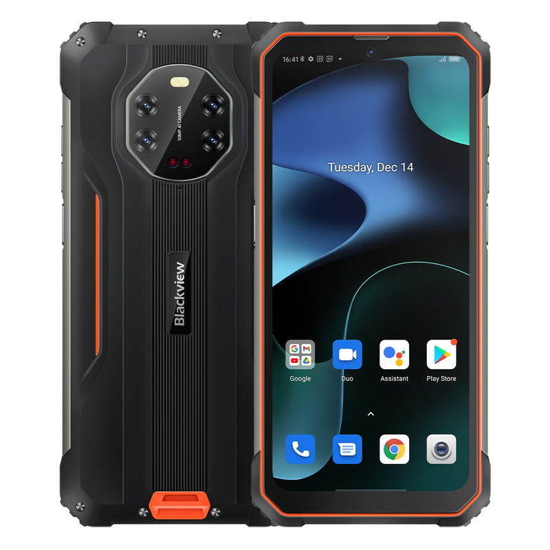 [In Stock] BLACKVIEW BV8800 Rugged Smartphone 90Hz Display 8GB+128GB Helio G96 8380mAh 50MP Camera  Mobile Phone Global Version