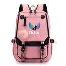 TikTok Backpack Luminous School Bags For Teenagers Boys Girls Laptop Backpack Large Capacity Travel Mochila Escolar