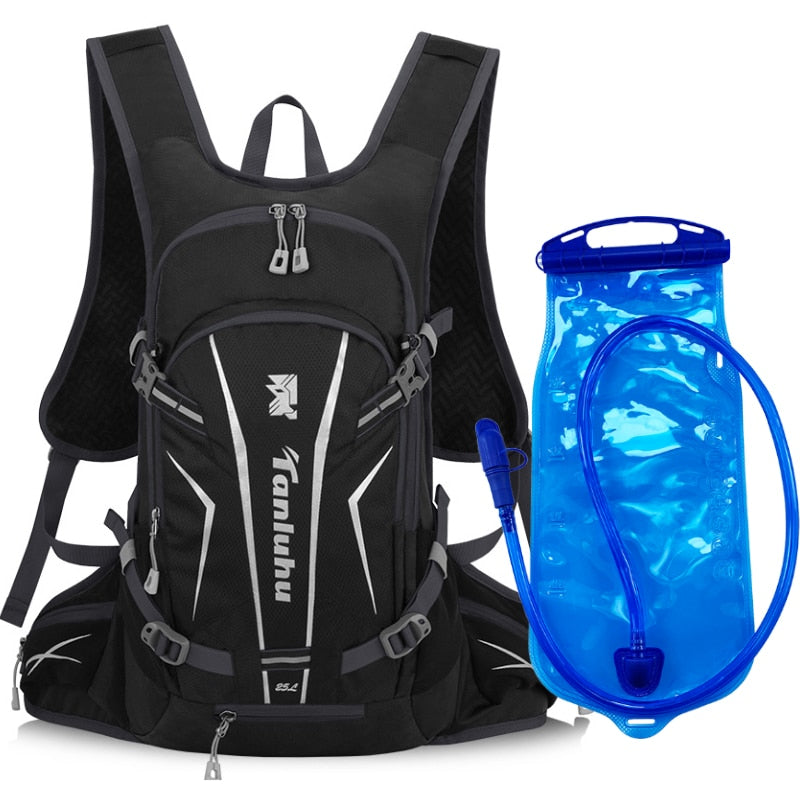 25L Outdoor Sport Cycling Run Water Bag Helmet Storage Hydration Backpack UltraLight Hiking Bike Riding Pack Bladder Knapsack