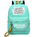 Nueva mochila Stranger Things HELLFIRE, mochila multifunción de lona de viaje con carga USB para estudiantes, mochila escolar para adolescentes, niños y niñas