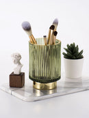 Nordic Home Schminktisch Dekoration Make-up Aufbewahrungsbox Organizer Kosmetikbehälter Glas Stifthalter Caja De Cosmeticos