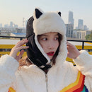 K79 Women's Hat Winter HaTt Ushanka hat For Female Thicken Cold Cap Warm Hat Windbreak Hat Warm Hat Pilot Cap Hat With Earflaps