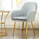 INS Modern Dining Chair Chairs Leisure Chair Armchair Cloth Art customized Living Room Furniture Decoration sofa Salon