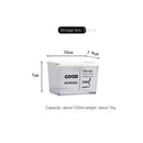 Caja de plástico para almacenamiento de alimentos, aperitivos del norte, frutos secos con tapa, contenedor, nevera, caja sellada de frescura de plástico, tarro de cosméticos de arroz