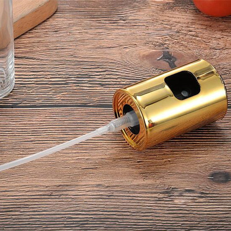 100ml Olive Oil Sprayer Oil Spray Bottle Pump Glass Oil Pot Leak-proof Drops Oil Dispenser Seasoning Kettle BBQ Kitchen Tool