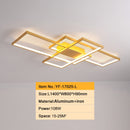 Smart Home Alexa Black/White LED Ceiling Chandelier For Living Study Room Bedroom Aluminum Modern Led Ceiling Chandelier