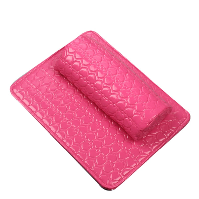 Professional Hand Cushion Holder Soft PU Leather Sponge Arm Rest Nail Pillow Manicure Art Beauty Nail Mat Pad