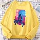 2022 Demon Slayer Japón Anime hombres Hoody otoño nueva moda sudadera Harajuku polar pulóveres personalidad cuello redondo hombres sudaderas