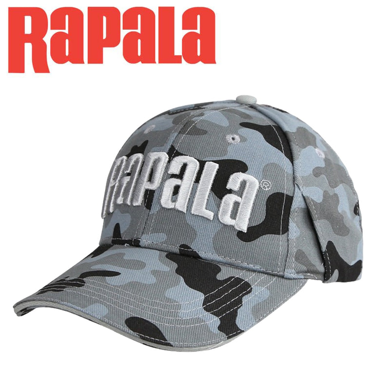 RAPALA Angelhut mit 3D-Logo, Angelkappe, atmungsaktiv, Outdoor-Sport, Visier, Baseball-Golfkappe, verstellbar, Sommerhut, Angelgerät