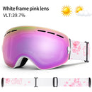 Marca COPOZZ, gafas de esquí profesionales, lentes de doble capa, antiniebla, UV400, grandes gafas de esquí, esquí, Snowboard, hombres, mujeres, gafas de nieve