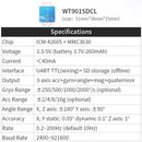 BWT61CL High-Precision Bluetooth Accelerometer+Gyroscope+Angle(XYZ, 100HZ), 6-Axis MPU6050 AHRS Inclinometer, Support PC/Android