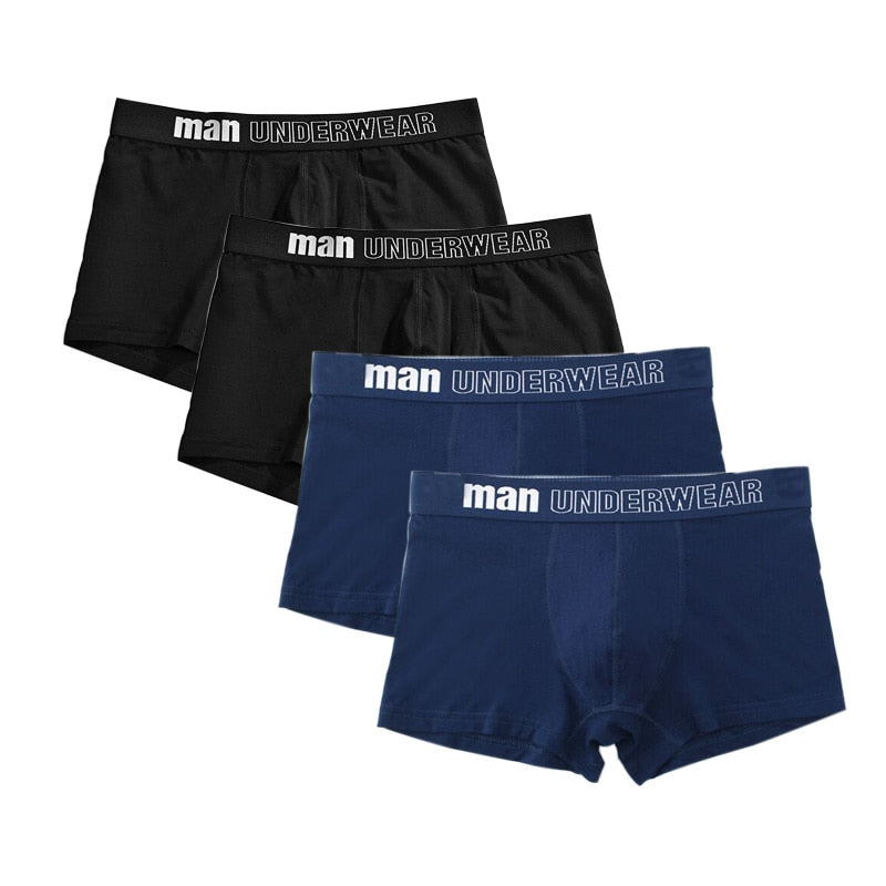 Männer Unterwäsche Boxer Baumwolle Mann Kurze Atmungsaktive Solide Herren Flexible Shorts Boxer Männliche Unterhose