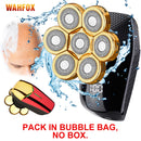 Afeitadora WOHFOX para hombres 7D independiente 7 cortador cabeza flotante impermeable maquinilla de afeitar eléctrica multifunción recortadora nueva