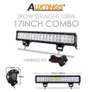 Auxtings 12&#39;&#39; 22&#39;&#39; 20inch 12V 24V offroad led light bar Spot Flood Combo 20&#39;&#39; 126W led Work Light for Jeep Car 4WD Truck SUV ATV