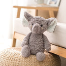 Super suave piernas largas bebé apaciguar juguete rosa conejito gris oso de peluche perro elefante unicornio animales de peluche muñeca juguetes para niños