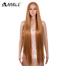 Noble Cosplay Wigs For Black Women Straight Synthetic Lace WIg 38 Inch Ombre Blonde Lace Wig Cosplay Blonde Synthetic Lace Wig