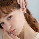 Thaya Provence Earring Inspiration Earring 925 Silver Bohemia Zircon Unique Purple Earring for Women Special Design Jewelry