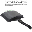 TEENRA Wave Bottom Maifanite Stone Egg Rolling Pan Non-stick Egg Frying Pan Bacon Hot Dog Eggs Maker For Breakfast Kitchen Tools