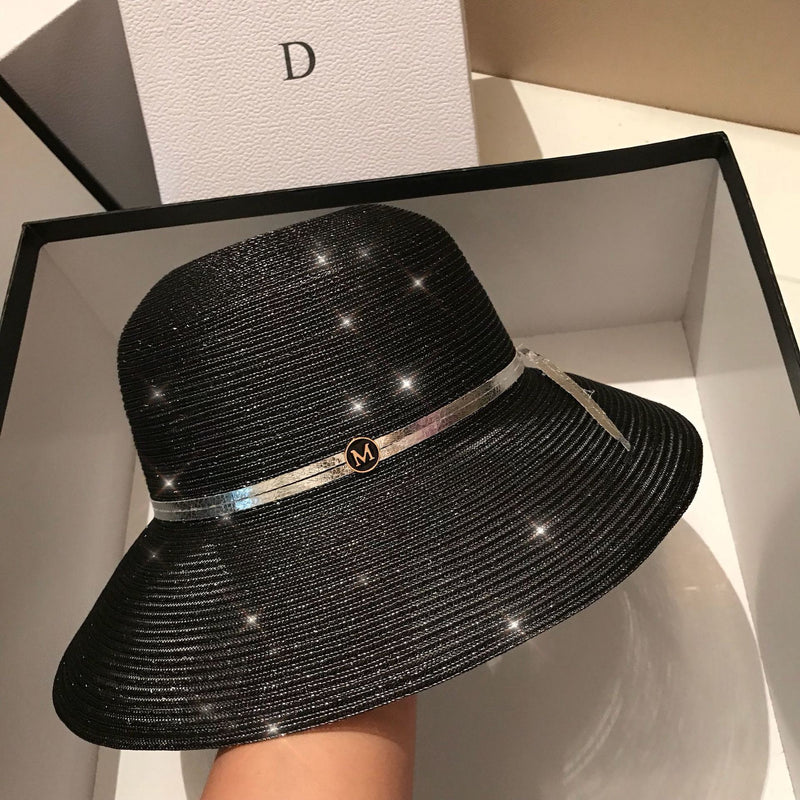 2020 nuevo sombrero de playa para mujer, sombrero de paja de ala ancha, Anti UV UPF50, sombrero flexible para el sol, gorra plegable de verano, Kentucky Derby, respira libremente
