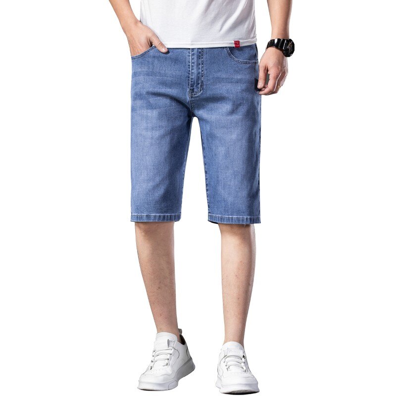 2021 New Fashion Mens Ripped Short Jeans Brand Clothing Bermuda Summer  Cotton Shorts Breathable Denim Shorts Male