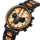 BOBO BIRD, relojes de madera para hombre, reloj Masculino, marca superior de lujo, elegante cronógrafo, reloj militar, gran regalo para hombre, OEM