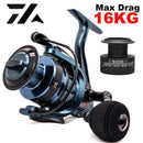 Double Spool Spinning Fishing Reel Metal Arm l Fishing Reels Saltwater Carp Feeder Baitcast Casting Reel