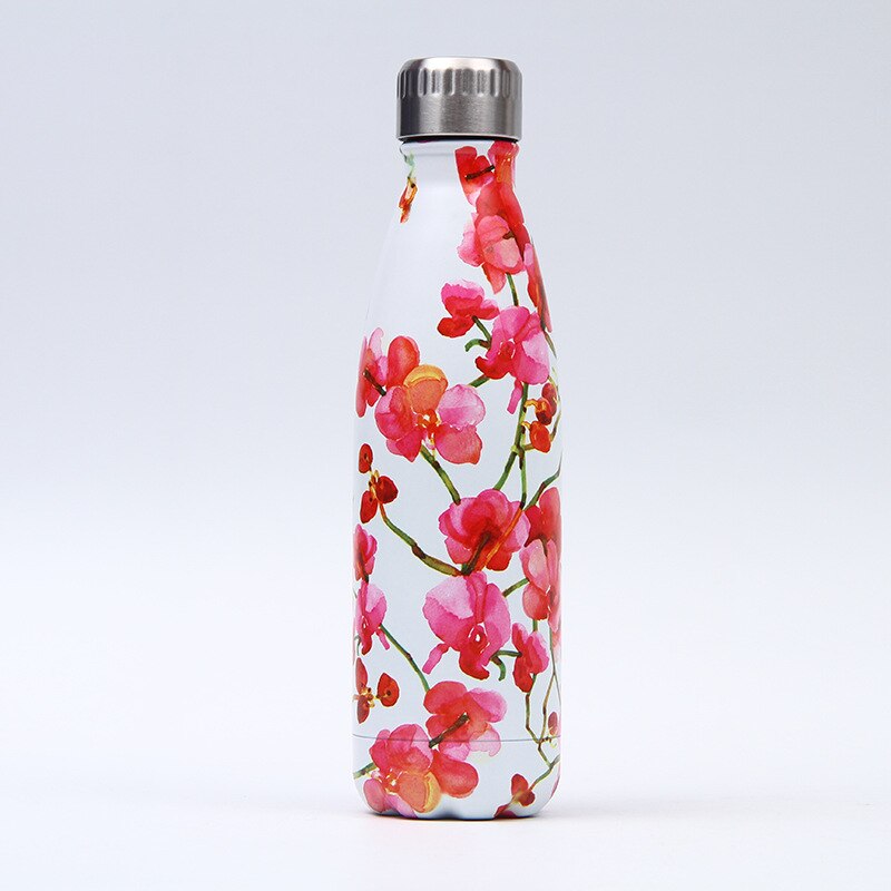 179-202 LOGO Custom Stainless Steel Water Bottle For Water Thermos Vacuum Insulated Cup DoubleWall Travel Drinkware Sports Flask