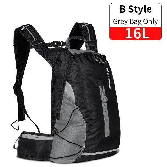 WEST BIKING Waterproof Bike Bag Portable Reflective Sports Cycling Backpack Outdoor Hiking Climbing MTB Bicycle Accessories