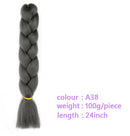 Black Star Hair Ombre Jumbo Extensiones de cabello trenzado Trenzas retorcidas de 24 pulgadas Fibra de cabello sintético para trenzado retorcido para mujeres