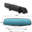 4.3 Inch Rearview Mirror Car Dvr Camera Hd 1080P Car Mirror Video Recorder with Rear View Camera Car Screen Mirror Dash Camera
