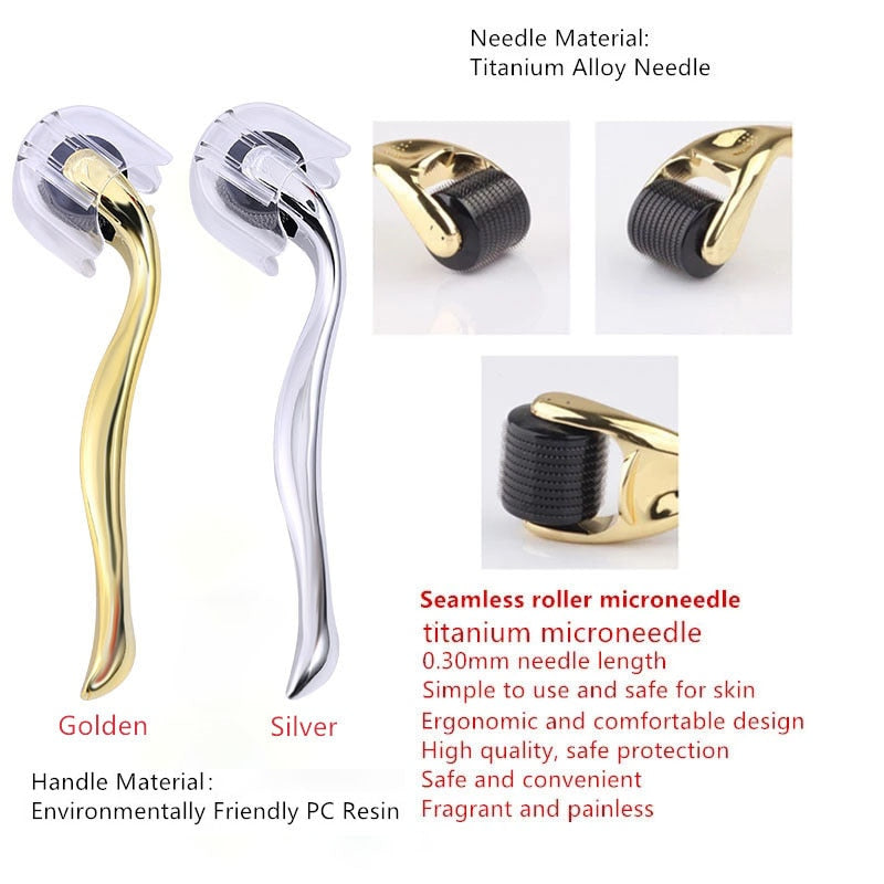 Slimming Massager Rose Quartz Roller Natural Jade Roller Microneedle Roller Jade Spatula Three-piece Skin Care Facial Massager