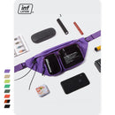 INFLATION Multi-pocket Double Zipper Streetwear Waist Bag Clear Fanny Pack Belt Bag Transparent Plastic Large Bum Bag 228AI2019