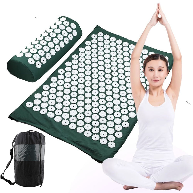 Massage Cushion Yoga Acupressure mat Neck Back Foot Massager Pain Stress Relief Acupuncture Massage Pad