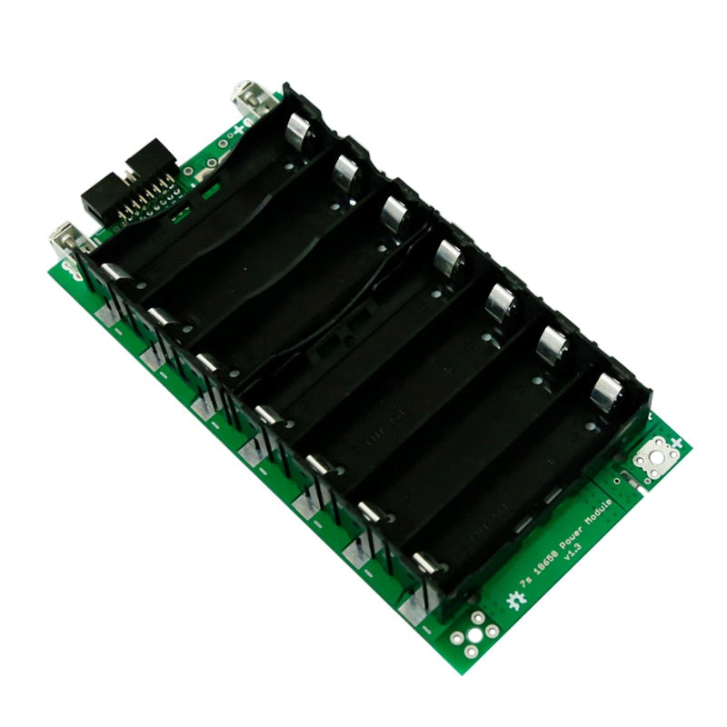 29,4 V 7S Power Wall Project 18650 paquete de batería 7S BMS Li-ion litio 18650 batería HolderPCB DIY Ebike almacenamiento Panel Solar energía