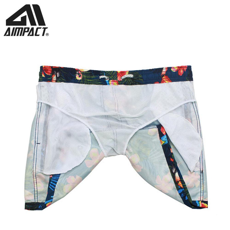 Tropical Summer Holiday Beach Swimming Short Trunks Fast Dry Men&