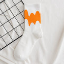 Socks Spring and Autumn ins pure cotton women&