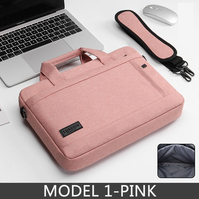 Laptop Bag Sleeve Case Protective Shoulder Carrying Case For pro 13 14 15.6 17 inch Macbook Air ASUS Lenovo Dell Huawei handbag