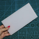 20 x 10 cm, PVC, weiße Gummihammermatte, Lederhandwerkswerkzeuge zum Schneiden, Stanzen, Stempel, Desktop-Schutz-Sicherheitsmatte