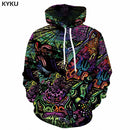 3d Hoodies Psychedelic Sweatshirts men Element Hooded Casual Abstract Hoody Anime Graffiti Hoodie Print Funny 3d Printed