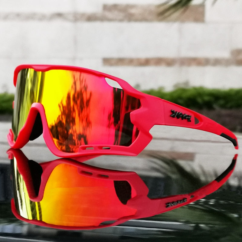 MTB Bike Eyewear Man Woman Cycling Sunglasses Uv400 Polarized Bicycle Glasses Sports Racing Riding Goggles Ciclismo 1 Lens