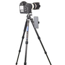 Trípode de fibra de carbono para cámara Trípode compacto ligero profesional para soporte de cámara de viaje con cabezal de bola central de baja gravedad