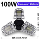 Goodland LED Lamp E27 LED Bulb 60W 80W 100W Garage Light 110V 220V Deform Light For Workshop Warehouse Factory Gym