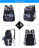Mochilas escolares OKKID para niñas, mochila para ordenador portátil, mochila usb, mochilas para niños, mochila escolar con bonito gato para niñas, mochila