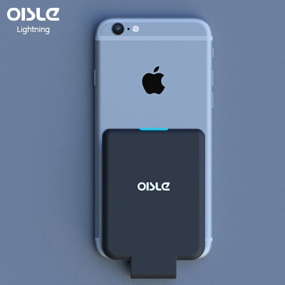 OISLE Mini Back clip battery For iPhone 12 11 X 7 8 6 Plus SE XS MAX XR SE2 Slim Backup External Battery Charger Case Power Bank