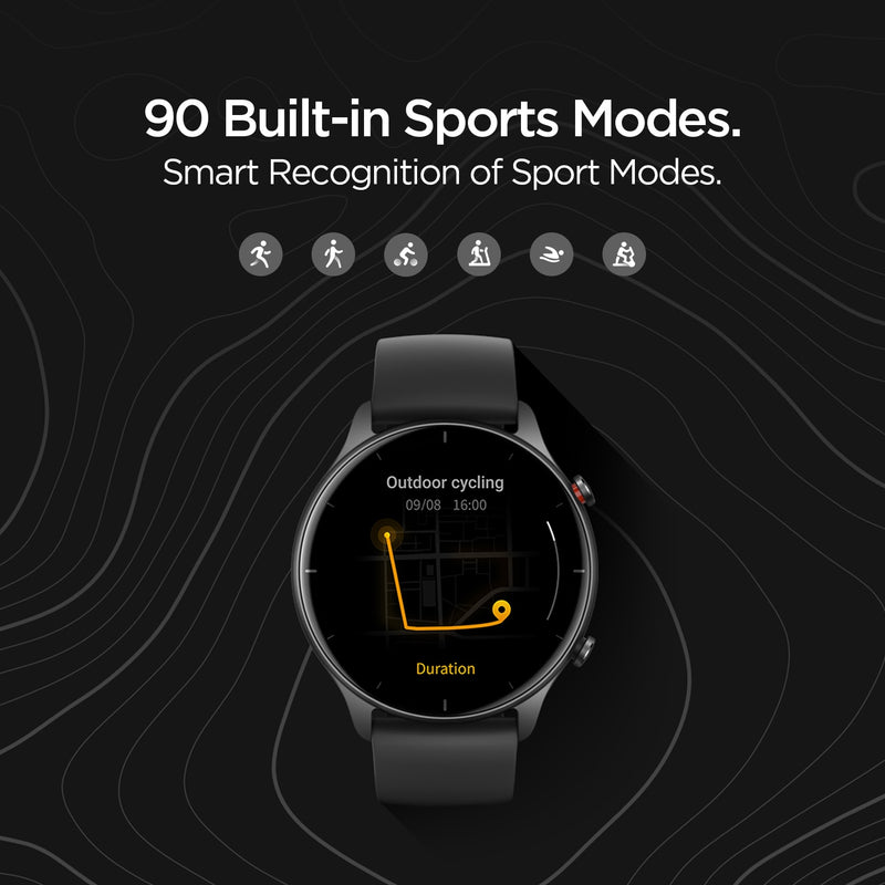 Global Version Amazfit GTR 2e Alexa Built-in Smartwatch 24 Days Battery Life 2.5 D Glass 5.0 Heart Rate Smart Watch